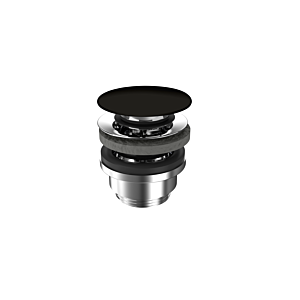 Kaldewei WB Push to open Ventil 100, 910500010676 schwarz matt 100