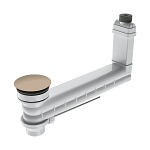 Kaldewei Clou bonde / trop-plein 905300000030 Bahama beige, rond, couvercle émaillé