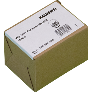 Kaldewei permanent drain valve 3917, 910700010999 chrome, round, for washbasin without overflow