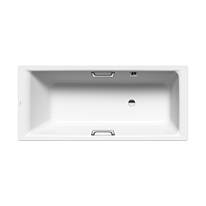 Kaldewei Puro star bath 259423000001 170x80cm, overflow on the side, overflow hole opposite, white