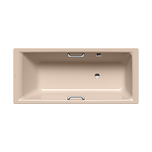 Kaldewei Puro star bath tub 259923000030 190x90cm, overflow on the side, overflow hole opposite, bahama beige