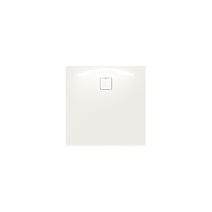 Receveur de douche Kaldewei ALUVIA 325311111001, antidérapant, orifice d&#39;évacuation Ø 90 mm, 90 x 90 x 20 cm, blanc