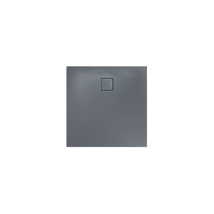 Kaldewei ALUVIA Duschwanne 326811111665 Rutschhemmend, Ablaufloch Ø 90mm, 120 x 120 x 20 cm, cool grey 70