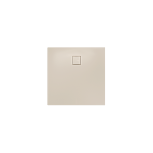 Receveur de douche Kaldewei ALUVIA 325511111661, antidérapant, orifice d&#39;évacuation Ø 90 mm, 100 x 100 x 20 cm, beige chaud 20