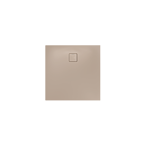 Receveur de douche Kaldewei ALUVIA 325511111662, antidérapant, orifice d&#39;évacuation Ø 90 mm, 100 x 100 x 20 cm, beige chaud 40