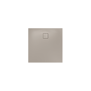 Receveur de douche Kaldewei ALUVIA 325311111669, antidérapant, trou d&#39;évacuation Ø 90 mm, 90 x 90 x 20 cm, gris chaud 30