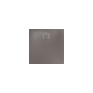 Receveur de douche Kaldewei ALUVIA 325311111672, antidérapant, trou d&#39;évacuation Ø 90 mm, 90 x 90 x 20 cm, gris chaud 70