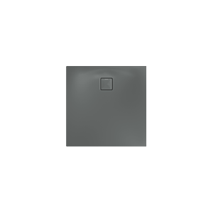 Receveur de douche Kaldewei ALUVIA 325311111674, antidérapant, trou d&#39;évacuation Ø 90 mm, 90 x 90 x 20 cm, gris chaud 85