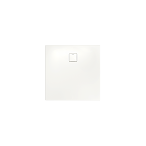 Receveur de douche Kaldewei ALUVIA 325511111711, antidérapant, trou d&#39;évacuation Ø 90 mm, 100 x 100 x 20 cm, blanc alpin mat