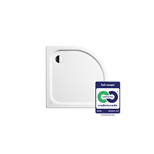 Kaldewei Zirkon 605-1 Duschwanne 457000010001 100 x 80 x 3,5 cm, weiss