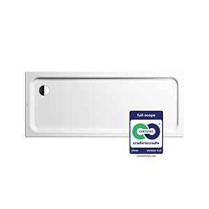 Receveur de douche Kaldewei DUSCHPLAN 424 432400010001 70 x 170 cm, brillant, blanc alpin