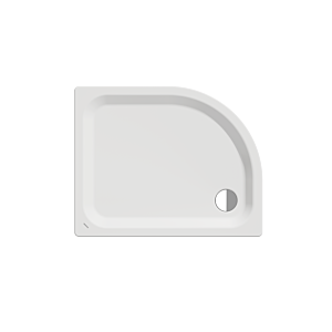 Kaldewei douche Zirkon 455500010711 90x75x3,5cm, sans effet / antidérapant, blanc alpin mat