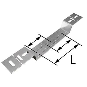 KAN-therm KAN-press 6in1 Montagebügel 1700210025 80, 100, 153, für Wandscheibe, mit 3 Befestigungslaschen