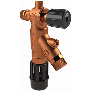 Kemper Fk-4 Systemtrenner-Auslaufventil 36701015 BA, aus Rotguss, mit Griff