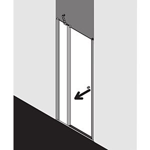 Kermi Ibiza 2000 porte battante I2STL090201PK 865-900 / 2000 cm