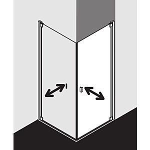 Kermi Raya Pendeltür ZKRA1KR093201A 93 x 200 cm