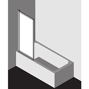 Kermi Vario 2000 folding wall 2000 -leaf V2FW10651422K 70, 2000 -71.7x140cm, white, Kerolan pearl