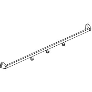 Kermi serviette Ibiza 2000 ZDHHHHOI21252K longueur 1250mm, blanc