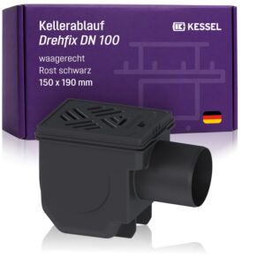 Kessel basement drain 27301 DN 100, with double lock for backflow