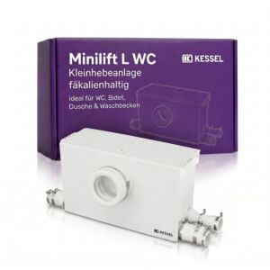 KESSEL Minilift L WC Kleinhebeanlage 28522 mit Schneidwerk für WC &  Bad im Keller