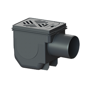 Kessel basement drain 27301 DN 100, with double lock for backflow