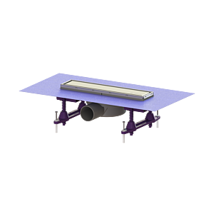 Kessel shower channel 45600.59M 300mm, with sealing sleeve, drain body