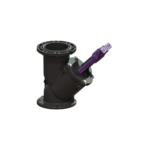 Kessel gate valve 28715 DN 80 , made of PE, vertical