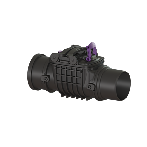 Kessel Clapet anti-retour Staufix 730150 DN 150, avec 2 clapets en plastique, conduite d&#39;eaux usées apparente