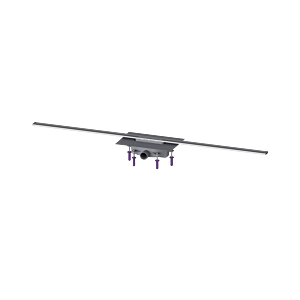 Kessel shower channel 45200.16 1600 mm, Stainless Steel brushed, 50mm water seal