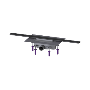 Kessel shower channel 45202.08 800 mm, brushed black, 50 mm water seal