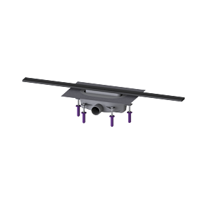 Kessel shower channel 45202.09 900 mm, brushed black, 50 mm water seal