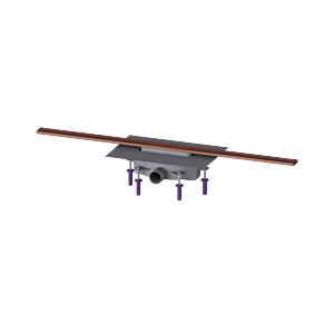 Kessel douche 45203.10 1000 mm, cuivre brossé, joint d&#39;eau 50 mm