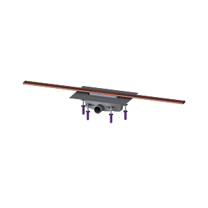 Kessel douche 45203.11 1100 mm, cuivre brossé, joint d&#39;eau 50 mm