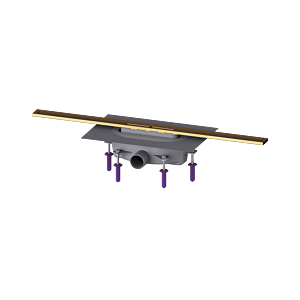 Kessel douche 45204.08 800 mm, bronze brossé, joint d&#39;eau 50 mm