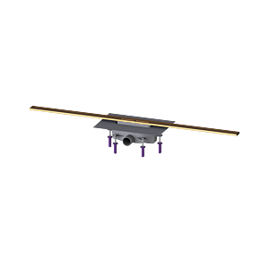 Kessel douche 45204.12 1200 mm, bronze brossé, joint d&#39;eau 50 mm