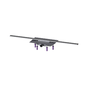 Kessel douche 45300.11 1100 mm, Inox brossé, Megastop