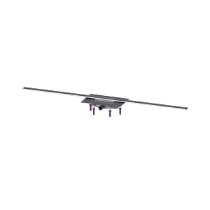 Kessel douche 45300.16 1600 mm, Inox brossé, Megastop