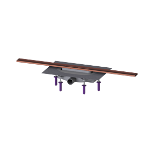 Kessel shower channel 45303.08 800 mm, brushed copper, Megastop