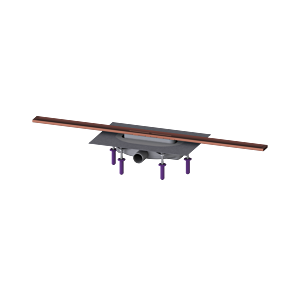 Kessel shower channel 45303.09 900 mm, brushed copper, Megastop