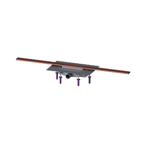 Kessel shower channel 45303.10 1000 mm, brushed copper, Megastop