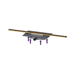 Kessel rigole de douche 45304.09 900 mm, bronze brossé, Megastop