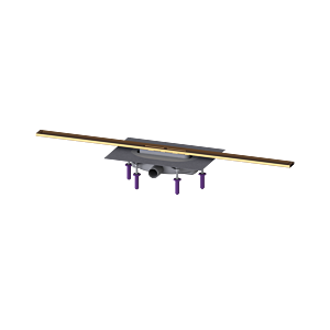 Kessel shower channel 45304.10 1000 mm, brushed bronze, Megastop