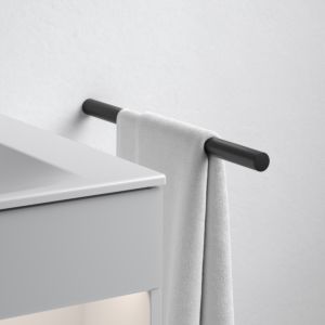 Keuco Reva porte-serviettes 12820370000 450 mm, noir mat
