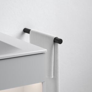 Keuco Reva porte-serviettes 12822370000 340 mm, noir mat