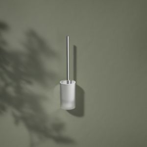 Keuco Reva toilet brush set 12864019000 chrome-plated, wall model