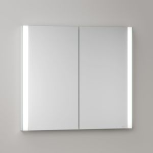 Armoire à miroir KEUCO Somaris avec éclairage 14512002100 80 x 71 x 11,5 cm, miroir, 1 porte, fixation murale