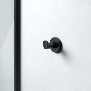 Keuco Plan Black Selection Towel hook 14914370000 black, 51mm projection