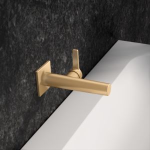 KEUCO Edition 11 Einhebel-Waschtischmischer 51116250302 Unterputz, Ausladung 19,7 cm, Messing gebürstet