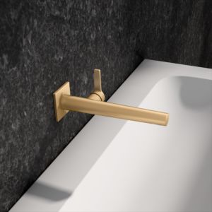 KEUCO Edition 11 Einhebel-Waschtischmischer 51116252302 Unterputz, Ausladung 24,3 cm, Messing gebürstet