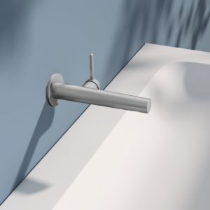 KEUCO Edition 400 single-lever washbasin mixer 51516211101 concealed, projection 19.7 cm, stainless steel finish